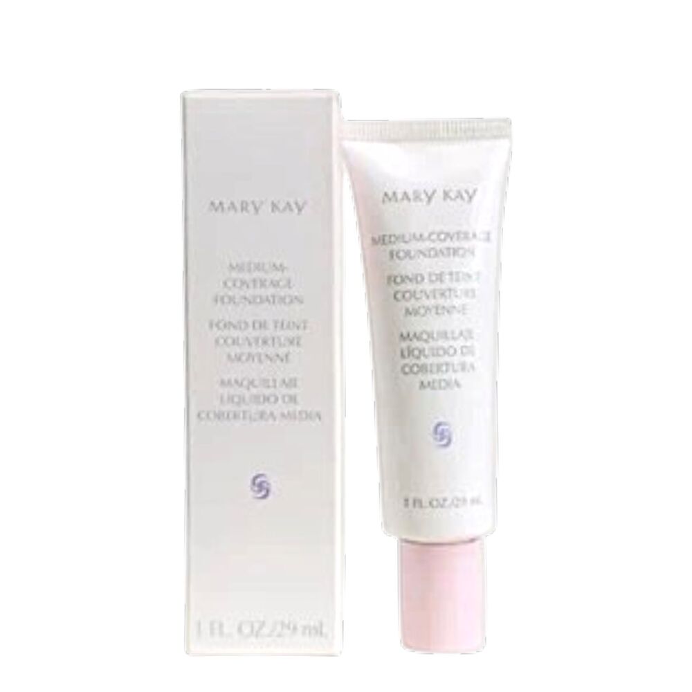 Mary Kay Medium Coverage Foundation Beige 400 Normal Oily Pink Cap 357000